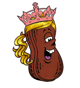 Queen & Princess Contest peanut mascot